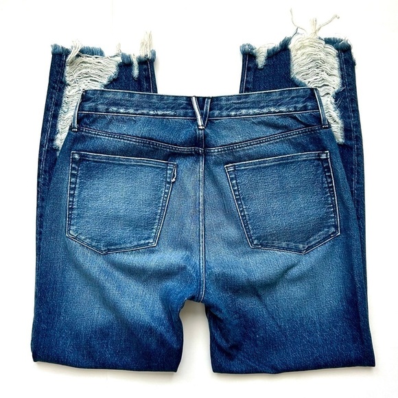 3X1 Higher Ground Straight Barrel Leg Crop Jeans Raw Chewed Hem Rushmore Wash 28 - Picture 9 of 16